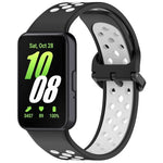 xDfind 雙色矽膠透氣錶帶，適用於 Samsung Galaxy Fit 3