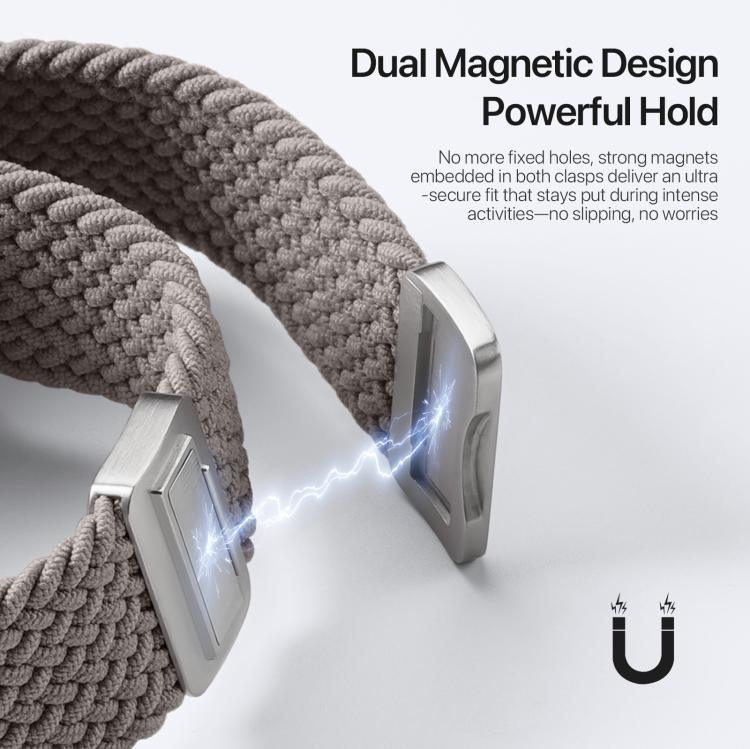 DUX DUCIS Mixture Ultra 系列磁扣尼龍編織錶帶，適用於 Apple Watch 38 / 40 / 41 / S10 42mm