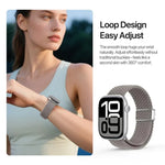 DUX DUCIS Mixture Ultra 系列磁扣尼龍編織錶帶，適用於 Apple Watch 38 / 40 / 41 / S10 42mm