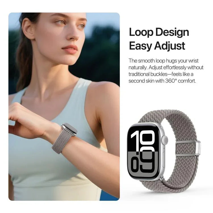 DUX DUCIS Mixture Ultra 系列磁扣尼龍編織錶帶，適用於 Apple Watch 38 / 40 / 41 / S10 42mm