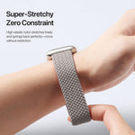 DUX DUCIS Mixture Ultra 系列磁扣尼龍編織錶帶，適用於 Apple Watch 38 / 40 / 41 / S10 42mm