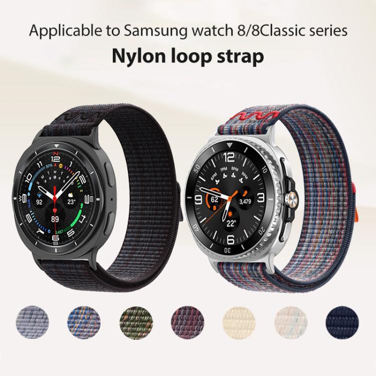xDfind 尼龍魔鬼氈錶帶，適用於 Samsung Galaxy Watch8 / 8 Classic