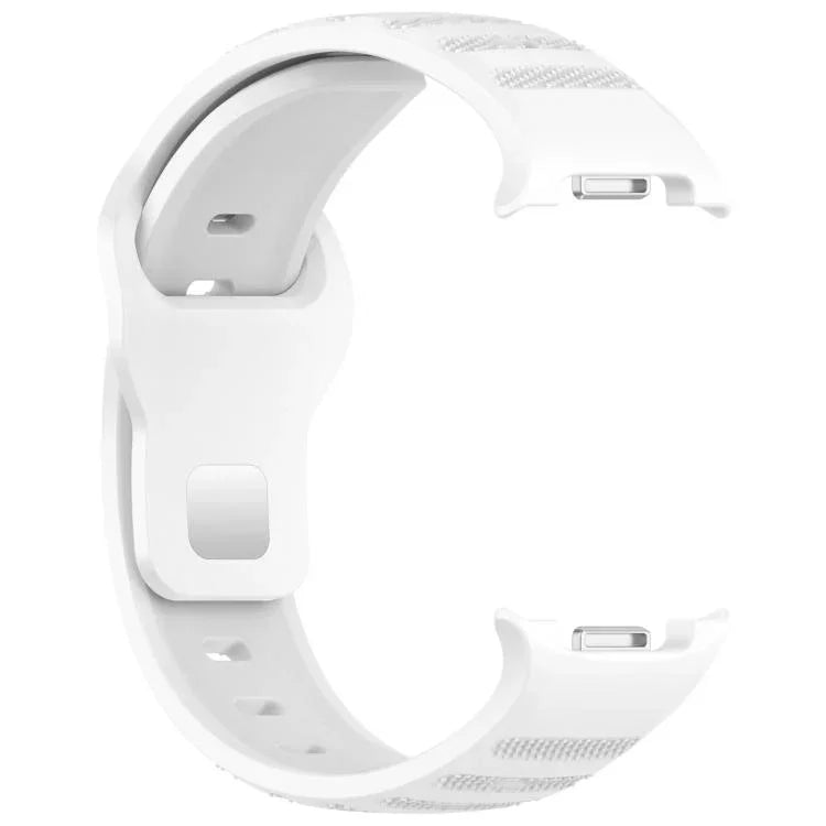 xDfind 圓點銀色鉚釘扣矽膠錶帶，適用於 Samsung Galaxy Watch Ultra/Ultra 2025，適用於 Samsung Galaxy Watch8 / 8 Classic