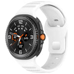 xDfind 圓點銀色鉚釘扣矽膠錶帶，適用於 Samsung Galaxy Watch Ultra/Ultra 2025，適用於 Samsung Galaxy Watch8 / 8 Classic