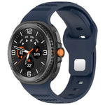 xDfind 圓點銀色鉚釘扣矽膠錶帶，適用於 Samsung Galaxy Watch Ultra/Ultra 2025，適用於 Samsung Galaxy Watch8 / 8 Classic