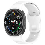 xDfind 圓點銀色鉚釘扣矽膠錶帶，適用於 Samsung Galaxy Watch Ultra/Ultra 2025，適用於 Samsung Galaxy Watch8 / 8 Classic