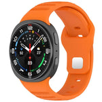 xDfind 圓點銀色鉚釘扣矽膠錶帶，適用於 Samsung Galaxy Watch Ultra/Ultra 2025，適用於 Samsung Galaxy Watch8 / 8 Classic