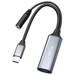 U2 4K 30Hz HDMI 轉 Type-C 高清視頻擷取卡 含麥克風混音器