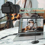 U2 4K 30Hz HDMI 轉 Type-C 高清視頻擷取卡 含麥克風混音器