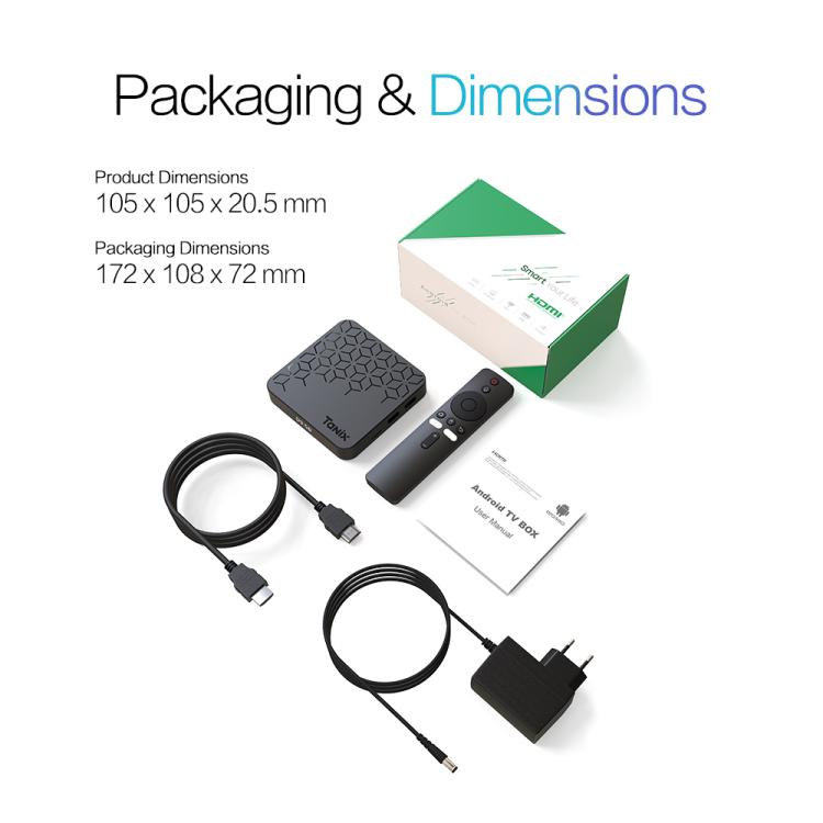 Tanix TX7 8K UHD Android 14 智能電視盒，附遙控器，Allwinner H728 八核心，2GB+16GB，4GB+32GB