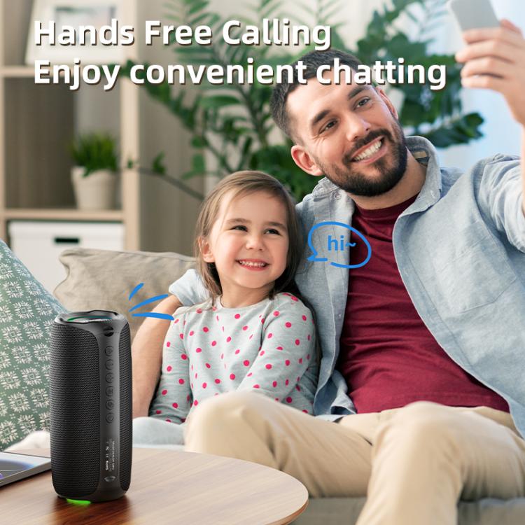 Zealot MP2 20W 便攜戶外 RGB 藍牙喇叭，不含麥克風（藍色）、不含麥克風（迷彩）、不含麥克風（黑色）
