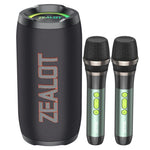 Zealot S76 50W 便攜戶外 RGB 藍牙喇叭，附 2 支麥克風，附 1 支麥克風，不含麥克風