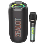 Zealot S76 50W 便攜戶外 RGB 藍牙喇叭，附 2 支麥克風，附 1 支麥克風，不含麥克風