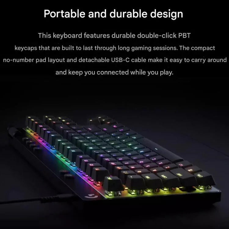 羅技 G PRO X TKL RAPID 磁性開關無線遊戲鍵盤