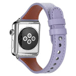 xDfind 雙環單鉚釘真皮錶帶，適用於 Apple Watch 42 / 44 / 45 / 46 / 49mm，適用於 Apple Watch 38 / 40 / 41 / S10 42mm