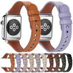 xDfind 雙環單鉚釘真皮錶帶，適用於 Apple Watch 42 / 44 / 45 / 46 / 49mm，適用於 Apple Watch 38 / 40 / 41 / S10 42mm