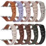 xDfind 雙環單鉚釘真皮錶帶，適用於 Apple Watch 42 / 44 / 45 / 46 / 49mm，適用於 Apple Watch 38 / 40 / 41 / S10 42mm