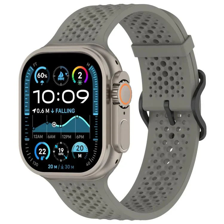 xDfind 透氣矽膠錶帶，適用於 Apple Watch 42 / 44 / 45 / 46 / 49mm，適用於 Apple Watch 38 / 40 / 41 / S10 42mm
