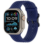 xDfind 透氣矽膠錶帶，適用於 Apple Watch 42 / 44 / 45 / 46 / 49mm，適用於 Apple Watch 38 / 40 / 41 / S10 42mm