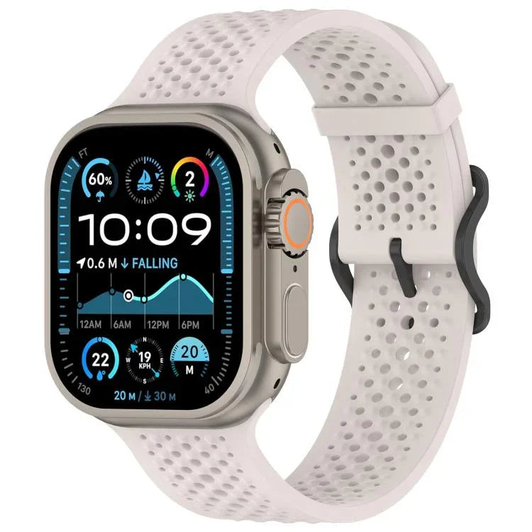 xDfind 透氣矽膠錶帶，適用於 Apple Watch 42 / 44 / 45 / 46 / 49mm，適用於 Apple Watch 38 / 40 / 41 / S10 42mm