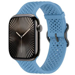 xDfind 透氣矽膠錶帶，適用於 Apple Watch 42 / 44 / 45 / 46 / 49mm，適用於 Apple Watch 38 / 40 / 41 / S10 42mm