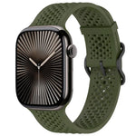 xDfind 透氣矽膠錶帶，適用於 Apple Watch 42 / 44 / 45 / 46 / 49mm，適用於 Apple Watch 38 / 40 / 41 / S10 42mm