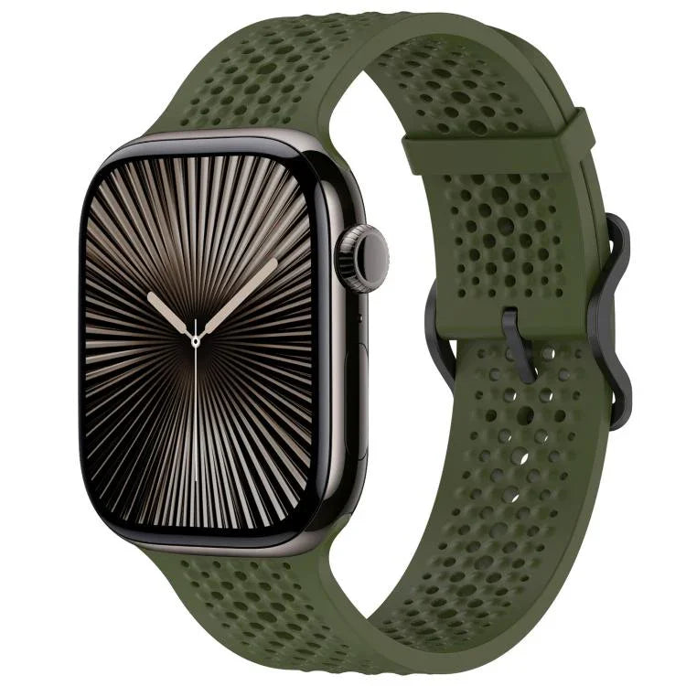 xDfind 透氣矽膠錶帶，適用於 Apple Watch 42 / 44 / 45 / 46 / 49mm，適用於 Apple Watch 38 / 40 / 41 / S10 42mm