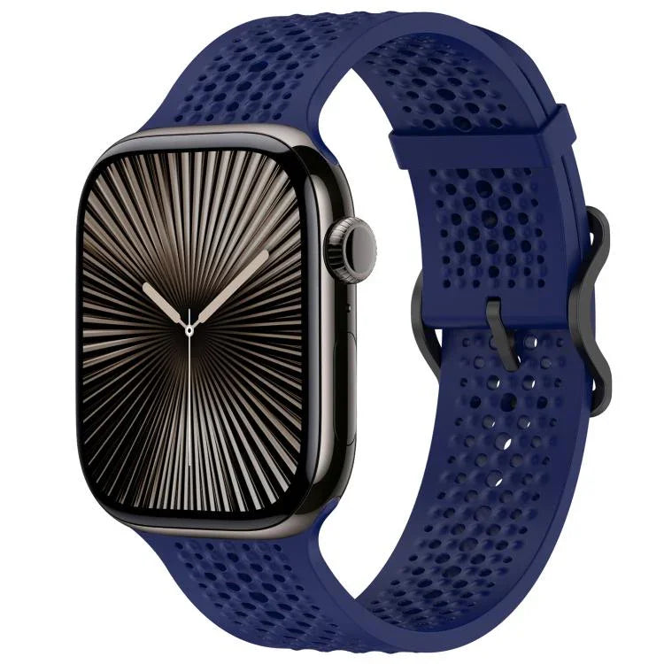 xDfind 透氣矽膠錶帶，適用於 Apple Watch 42 / 44 / 45 / 46 / 49mm，適用於 Apple Watch 38 / 40 / 41 / S10 42mm