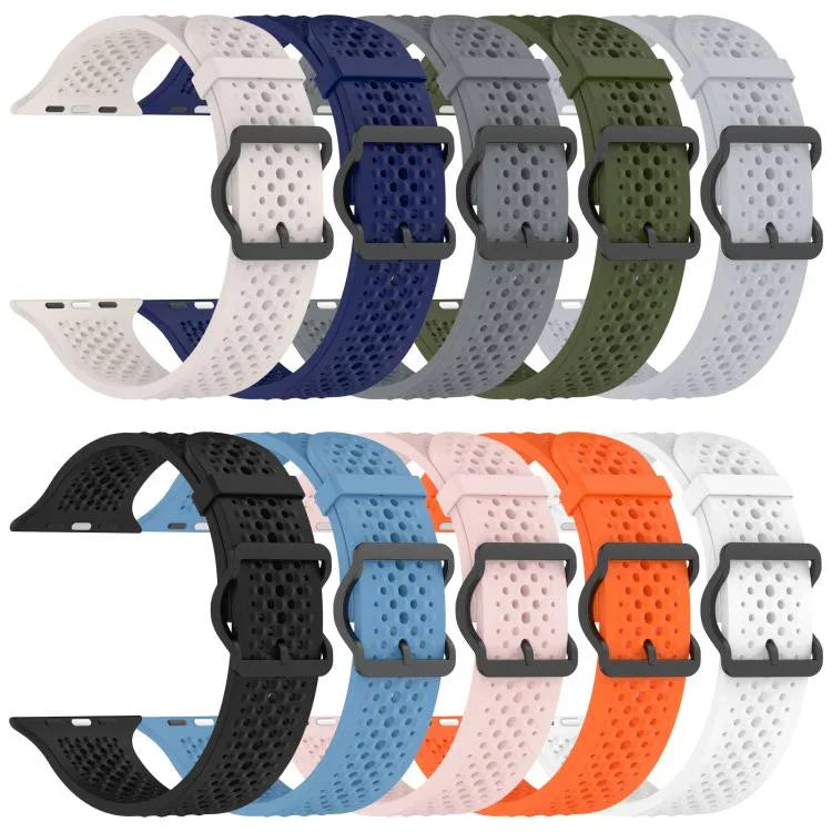 xDfind 透氣矽膠錶帶，適用於 Apple Watch 42 / 44 / 45 / 46 / 49mm，適用於 Apple Watch 38 / 40 / 41 / S10 42mm