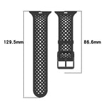 xDfind 透氣矽膠錶帶，適用於 Apple Watch 42 / 44 / 45 / 46 / 49mm，適用於 Apple Watch 38 / 40 / 41 / S10 42mm