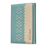 BFK25 BINFEN Color Flowers Magsafe Magnetic Leather Card Bag