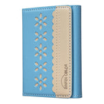 BFK25 BINFEN Color Flowers Magsafe Magnetic Leather Card Bag