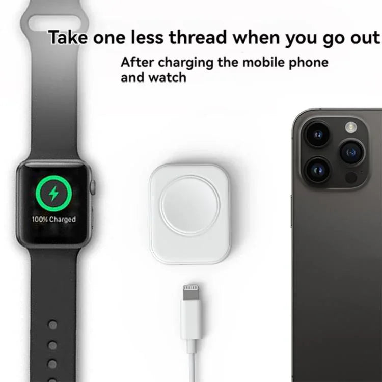 xDfind 8 針便攜式智慧手錶磁吸無線充電器，適用於 Apple Watch