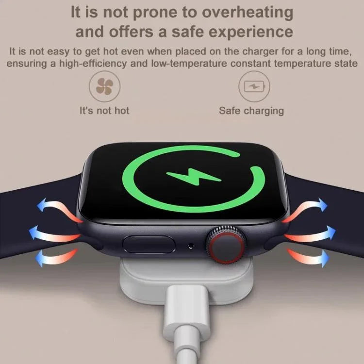 xDfind 8 針便攜式智慧手錶磁吸無線充電器，適用於 Apple Watch