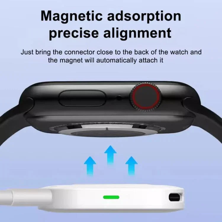xDfind 8 針及 Type-C 便攜式智慧手錶磁吸無線充電器，適用於 Apple Watch