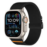 xDfind 降落傘扣彈性尼龍錶帶，適用於 Apple Watch 42 / 44 / 45 / 46 / 49mm，適用於 Apple Watch 38 / 40 / 41 / S10 42mm