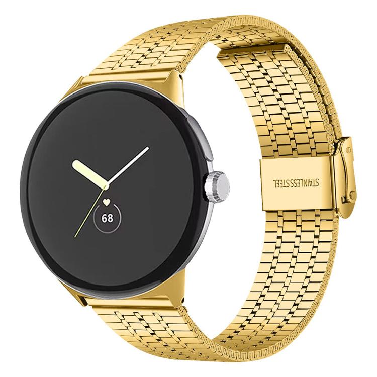 xDfind 七珠扣不鏽鋼錶帶，適用 Google Pixel Watch 4 / Watch 3 45mm，適用 Google Pixel Watch 4 / 3 / 2 / 1 41mm