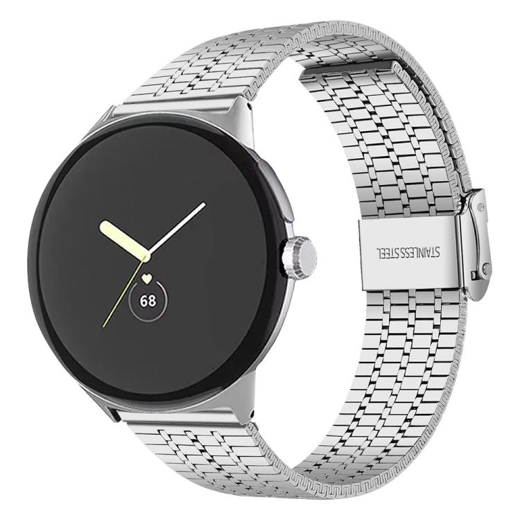 xDfind 七珠扣不鏽鋼錶帶，適用 Google Pixel Watch 4 / Watch 3 45mm，適用 Google Pixel Watch 4 / 3 / 2 / 1 41mm