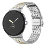 xDfind 七珠扣不鏽鋼錶帶，適用 Google Pixel Watch 4 / Watch 3 45mm，適用 Google Pixel Watch 4 / 3 / 2 / 1 41mm