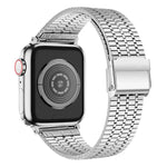 xDfind 七珠扣不鏽鋼錶帶，適用於 Apple Watch 42 / 44 / 45 / 46 / 49mm，適用於 Apple Watch 38 / 40 / 41 / S10 42mm