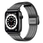 xDfind 七珠扣不鏽鋼錶帶，適用於 Apple Watch 42 / 44 / 45 / 46 / 49mm，適用於 Apple Watch 38 / 40 / 41 / S10 42mm