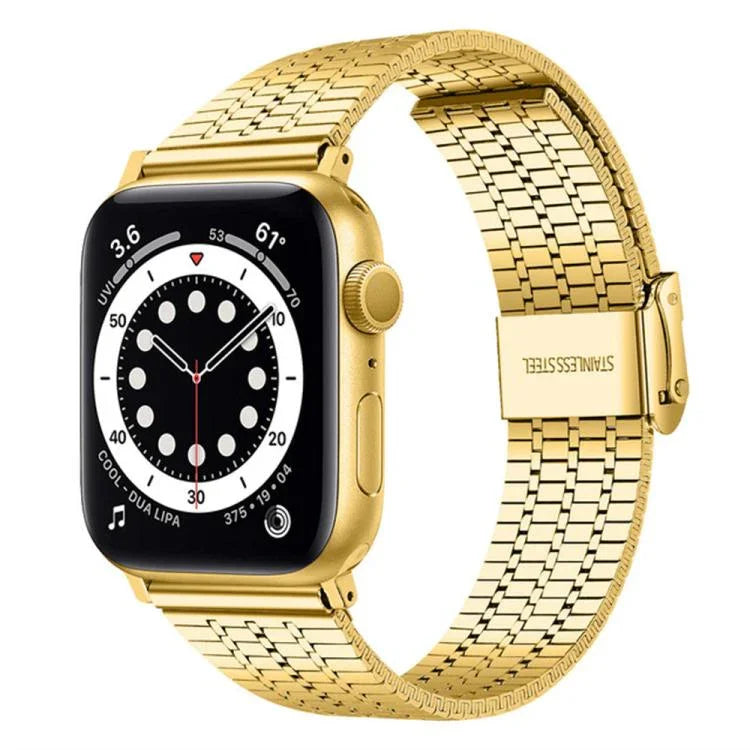 xDfind 七珠扣不鏽鋼錶帶，適用於 Apple Watch 42 / 44 / 45 / 46 / 49mm，適用於 Apple Watch 38 / 40 / 41 / S10 42mm