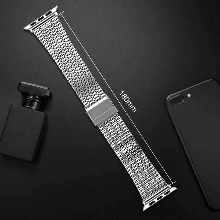 xDfind 七珠扣不鏽鋼錶帶，適用於 Apple Watch 42 / 44 / 45 / 46 / 49mm，適用於 Apple Watch 38 / 40 / 41 / S10 42mm