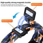 xDfind Nylon Braided Loop Magnetic Buckle Watch Band, For Xiaomi Smart Band 10 / 9 / 8