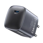 USAMS CC323 T66 45W USB-C / Type-C GaN 快速充電器，歐規插頭，CC323