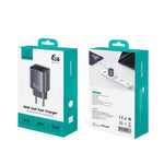 USAMS CC323 T66 45W USB-C / Type-C GaN 快速充電器，歐規插頭，CC323