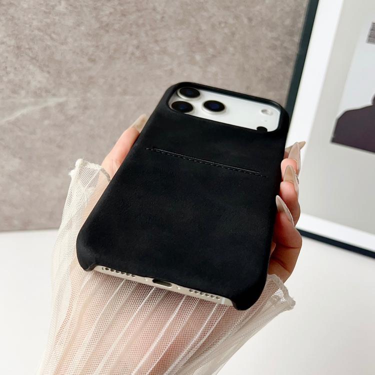 皮膚觸感羊皮卡槽手機殼，適用於 iPhone 12 / 12 Pro、iPhone 12 Pro Max