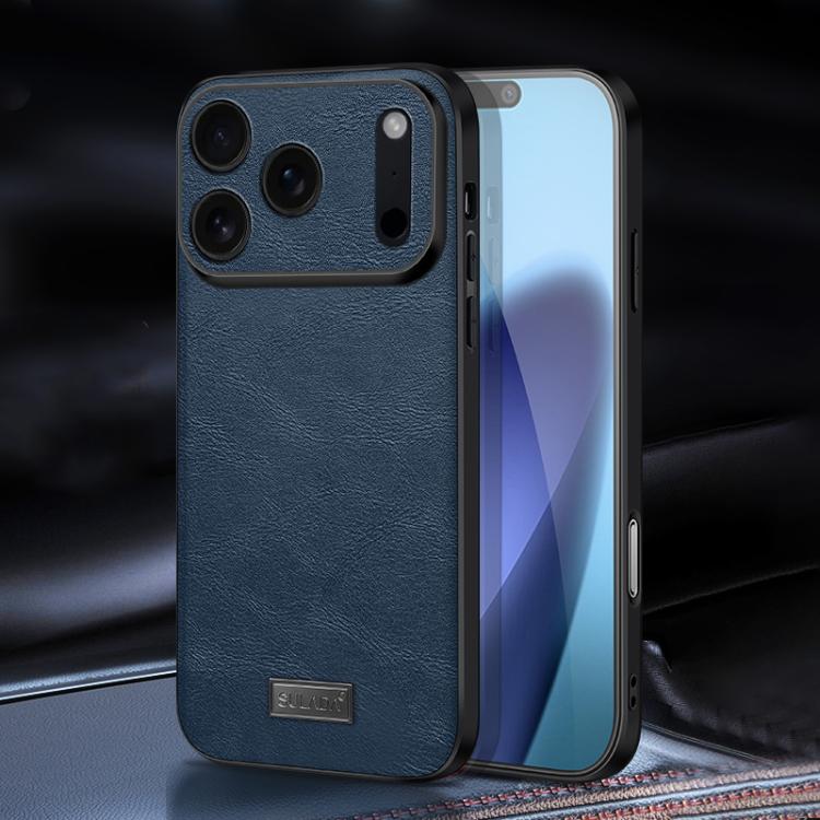 SULADA 防震 TPU 混合手工皮革手機殼，適用於 iPhone 17 Pro Max、iPhone 17 Pro、iPhone 17、iPhone Air