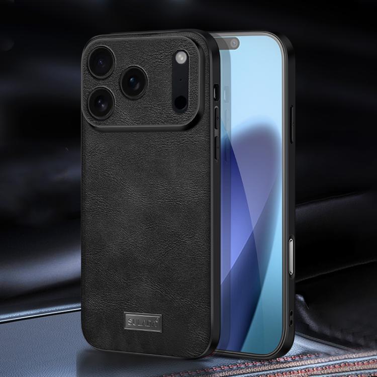 SULADA 防震 TPU 混合手工皮革手機殼，適用於 iPhone 17 Pro Max、iPhone 17 Pro、iPhone 17、iPhone Air