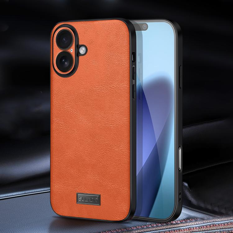 SULADA 防震 TPU 混合手工皮革手機殼，適用於 iPhone 17 Pro Max、iPhone 17 Pro、iPhone 17、iPhone Air